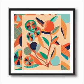 Orange tree Art Print