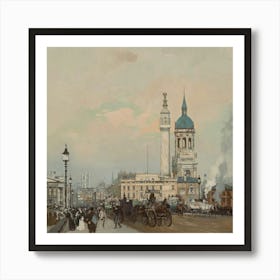 London Street Scene Art Print