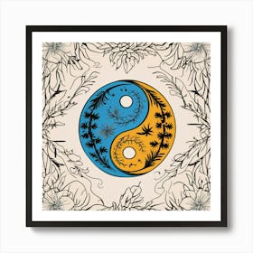 Yin Yang 2 Art Print