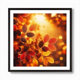 Amber tree Art Print