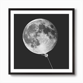 Moonballoon Art Print