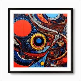 Abstract And Intricate A Captivating Design With An Interplay Of Shapes Forms And Textures That I 128781276 (3) Art Print