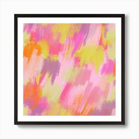 Abstract Tropical vibes Art Print