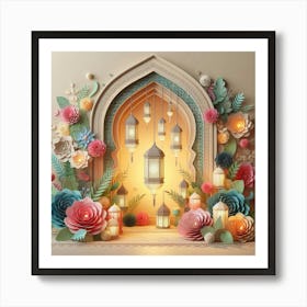 Islamic Ramadan Decoration Art Print