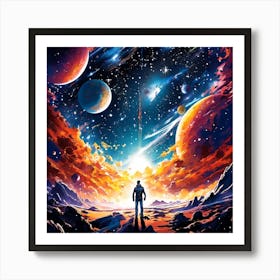 Space Odyssey 1 Art Print