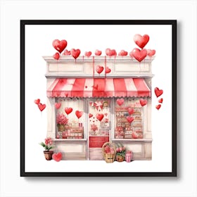 Valentine'S Day Shop 1 Art Print