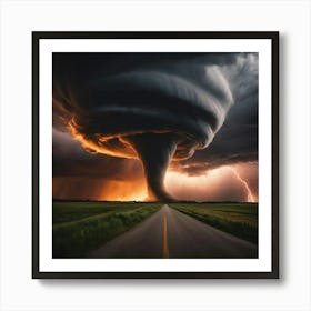 Tornado In The Sky 1 Art Print