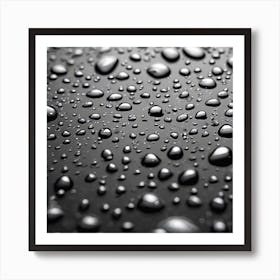 Water Droplets 18 Art Print