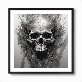 Skull Painting 1 Art Print