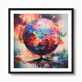 Abstract Sphere Art Print