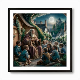 Old village story Art Print