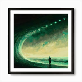 Aliens In The Ocean Art Print