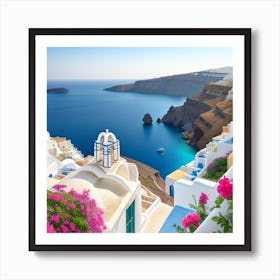 Oia, Greece Art Print