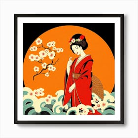 Geisha 24 Art Print