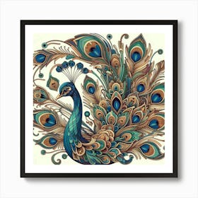 Peacock 30 Art Print