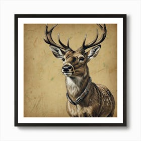 Deer! 10 Art Print