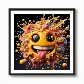 Smiley Face 4 Art Print