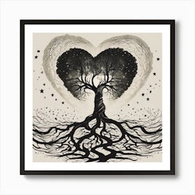 Tree Of Love Art Print