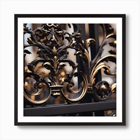 Ornate Iron Gate Art Print