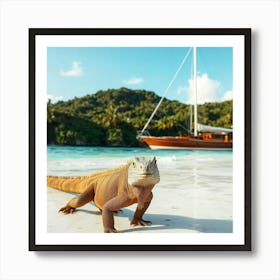 Island Majesty: A Close Encounter Art Print