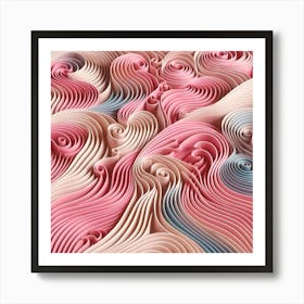 Pink Background Art Print