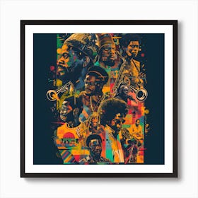 Kings Of Reggae Art Print