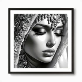 Exotic Beauty Artwork 274 Art Print