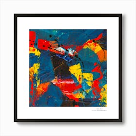 Contemporary art, modern art, mixing colors together, hope, renewal, strength, activity, vitality. American style.67 Art Print