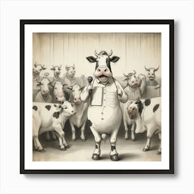 Cows! 1 Art Print