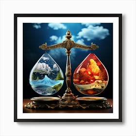 Scales Of The World Art Print