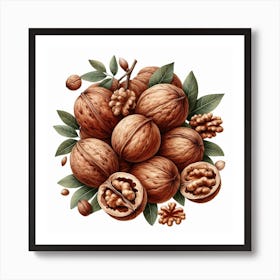 Walnut Art Print