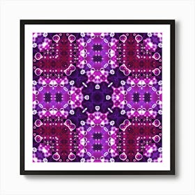 Modern Abstraction Watercolor Pattern 2 Art Print
