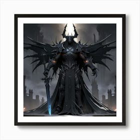 Dark Lord Of The Rings 2 Art Print