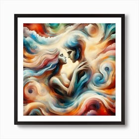 Love In The Clouds Art Print