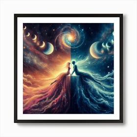 Love In The Universe Art Print