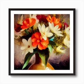 Flowers In A Vase Art Print