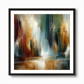 Abstract Cityscape 2 Art Print