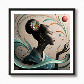 Asian Woman Art Print