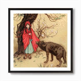 Little Red Riding Hood Art Print