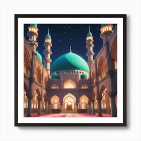 Islamic Mosque Art Print