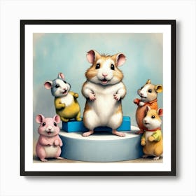 Hamsters Art Print