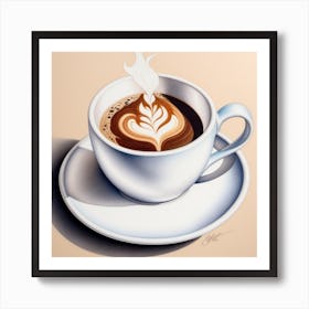 Coffee Latte Art Print