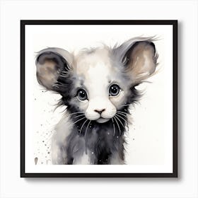 Lion Cub Art Print