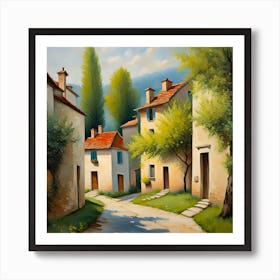 Italian Village 1 Art Print