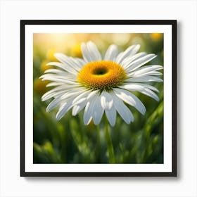 Daisy In The Sun Art Print