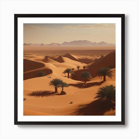 Desert Landscape 64 Art Print