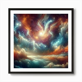 Cosmic Whirl 3 Art Print