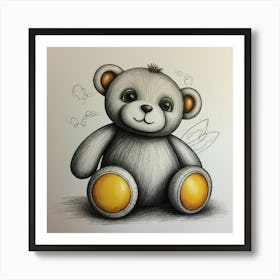 Teddy Bear 1 Art Print