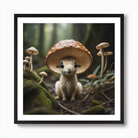 Little Mushroom Art Print