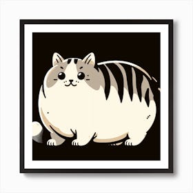 Kawaii Cat 2 Art Print